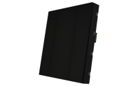Interra ITR340-0211 iSwitch+ - 2-кнопочный KNX выключатель, алюминий, черный матовый