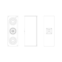 Sonance 173795 Акустика центрального канала Sonance R1 CABINET LCR, цвет: Чёрный