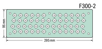 Wago 850-819/002-003 Фланцевая пластина, F300-2, ШxВ (295x95 мм), Просверленные отверстия: 50 M12