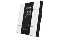 Interra ITR340-1802 iSwitch+ - 8-кнопочный KNX контроллер с ЖК-дисплеем, пластик, глянцевый белый