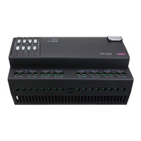 HDL M/W04.10.1 DIN контроллер моторизованных штор, жалюзи, роллет на 4 канала, 10А