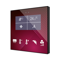 Zennio ZVIFDV2 Емкостная сенсорная панель с дисплеем и датчиком влажности