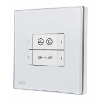 HDL M/P02.2-48 2-клавишная панель KNX, европейский стандарт (без шинного соединителя HDL-M/PCI.1)