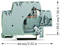 WAGO 280-502/281-593 Клемма с диодом огр.напряжения 24 В AC