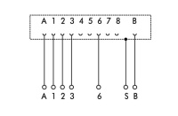 Wago 289-178 Интерфейсный модуль, RJ-45, клем. колодка 1,5 мм2, с зажимом экрана