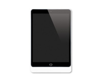 Basalte 0671-04_gm Рамка для Ipad EVE 10.2", Satin White (Включая 3м ленты и Белую фольгу для креппления к стеклу)