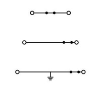 Wago 870-558 3-уровн. клемма, 0,08 - 2,5 (4) мм2, серая, L/L/PE