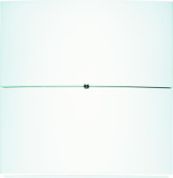 Berker 75162099 Клавишный сенсор B.IQ, 2-канальный, цвет: Белый, оттенок: Полярная белизна