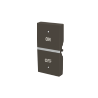 ABB N2121.5R AN N2121.5R AN — Крышка рокера Символ включения/выключения KNX — Правый — 1M — Антрацит