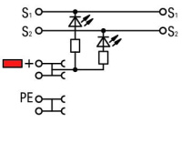 Wago 2000-5310/1101-951 Клемма 3-пр. датчика, 1 мм2, NPN, серая