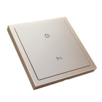 HDL M/PT1RB.1M 2-клавишная панель KNX серии Tile, металл (без рамки и шинного соединителя HDL-M/PTCI.1)