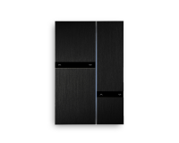 Basalte 0274-02-03 Выключатель FIBONACCI - QUAD - KNX, Brushed Black