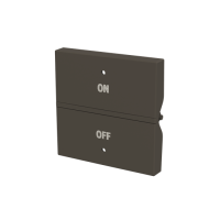 ABB N2221.5 AA N2221.5 AA — Крышка рокера Символ KNX On/Off — 2M — Total Anthracite