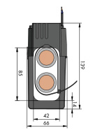 Wago 855-5105/1000-000 Трансформатор тока 1000A/5A 0,5