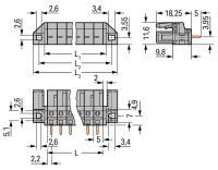 Wago 232-137/047-000 FL припаяны, вертикальные, CN, RN, BF