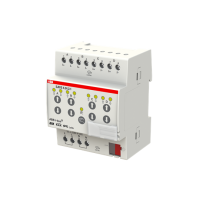 ABB SJR/S 4.24.2.1 SJR/S4.24.2.1 Привод для жалюзи/рольставней SMI, LoVo, 4-канальный, MDRC