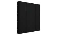 Interra ITR340-0211 iSwitch+ - 2-кнопочный KNX выключатель, алюминий, черный матовый