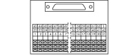 Wago 289-708 Интерфейсный модуль, D-Sub 62-пол. вилка / 3-ур.колодка