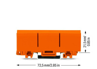 WAGO 2273-500 Монтажный адаптер для крепления клемм 2273-серии на дин-рейку