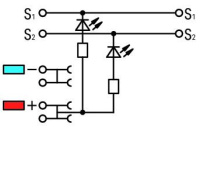 Wago 2000-5311/1101-951 3-пров. клемма питания датчиков, 0,14 - 1 (1,5) мм2, серая