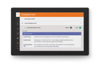 Lunatone 86456840-EM-W Сенсорный дисплей управления 7" для контроля и управления аварийным освещением DALI-2 Display 7″ – Emergency