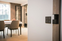 Tense KNX_INTB4 Сенсорный выключатель KNX Intensity Bronze 4F, цвет: Коричневый