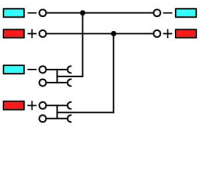 Wago 2000-5372 3-пров. клемма питания датчиков, 0,14 - 1 (1,5) мм2, оранжевая