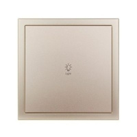 HDL M/PT1RA.1M 1-клавишная панель KNX серии Tile, металл (без рамки и шинного соединителя HDL-M/PTCI.1)