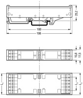 Wago 288-622 Крепежная ножка, под шину, тип 2, серая