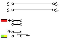Wago 2000-5317/101-000 Клемма 3-пр. датчика, 1 мм2, NPN, серая