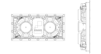 Sonance 110802 Встраиваемая акустика Sonance VP62 LCR, цвет: Чёрный