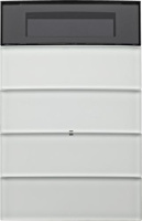 Berker 75664590 Клавишный сенсор B.IQ с регулятором температуры помещения, 4-канальный, стекло, цвет: Белый, оттенок: Полярная белизна