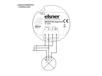 Elsner 70720 KNX RF R1-B2 компактный радиопривод на 16 А, 1 беспотенциальный коммутационный выход