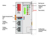 Wago 750-862 Контроллер Modbus TCP, RJ-45 (x2), G4, 32 bits, Eco,