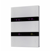 HDL M/P3R.1-463 6-клавишная панель KNX серии Granite, арктическое серебро (без шинного соединителя HDL-M/PCI.3-A)