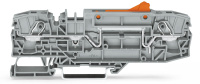 Wago 2006-8671 2-пров. клеммник с размыкателем, 0,5 - 6 (10) мм2, серый
