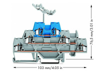Wago 280-552 3-уровн. клемма, 0,08 - 2,5 мм2, серая