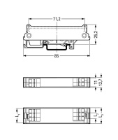 WAGO 288-602 Крепежная ножка, под шину TS 35 мм