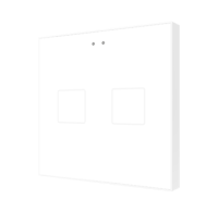 Zennio ZVIF2VT Емкостный сенсорный переключатель с подсветкой Flat 2/4/6 vT