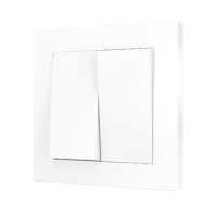 Zennio 8300018 + 19XX ZS55 – Двойной односторонний кулисный переключатель