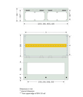 Wago 850-816/002-000 Корпус IP65, Листовая сталь RAL 7035), ШxВxД (400x120x200 мм), без фланцевой пластины