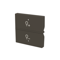 ABB N2221.8 AA N2221.8 AA — Крышка рокера Символ диммера KNX — 2M — Total Anthracite