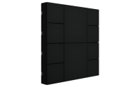 Interra ITR340-0011 iSwitch+ - 10-кнопочный KNX выключатель, алюминий, черный матовый