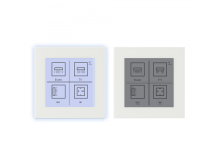 Elsner 71280 Универсальная сенсорная стеклянная кнопка Nunio KNX M-T