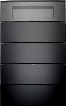 Berker 75664592 Клавишный сенсор B.IQ с регулятором температуры помещения, 4-канальный, стекло, цвет: Чёрный