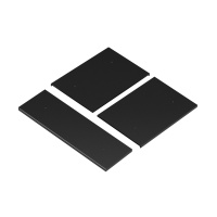 Arlight 052876 INTELLIGENT ARLIGHT Накладка панели KNX-23-3G-SUF Black (Backlightless) (IARL, IP20 Металл, 2 года) 052876