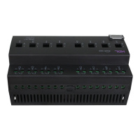 HDL M/R8.16.1 DIN реле, 8-канальное, 16A на канал, KNX