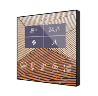 Zennio ZVIFDV2 Емкостная сенсорная панель с дисплеем и датчиком влажности