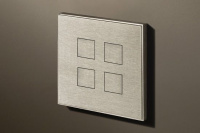 Lithoss Выключатель Squares Stainless Steel, Цвет: Нержавеющая сталь