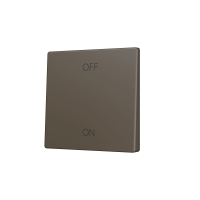 Zennio ZS55CSOFT12MC ZS55, Накладка для кнопки Simple KNX Soft 55x55 мм, Наклон вверх и вниз, Мокко, На заказ